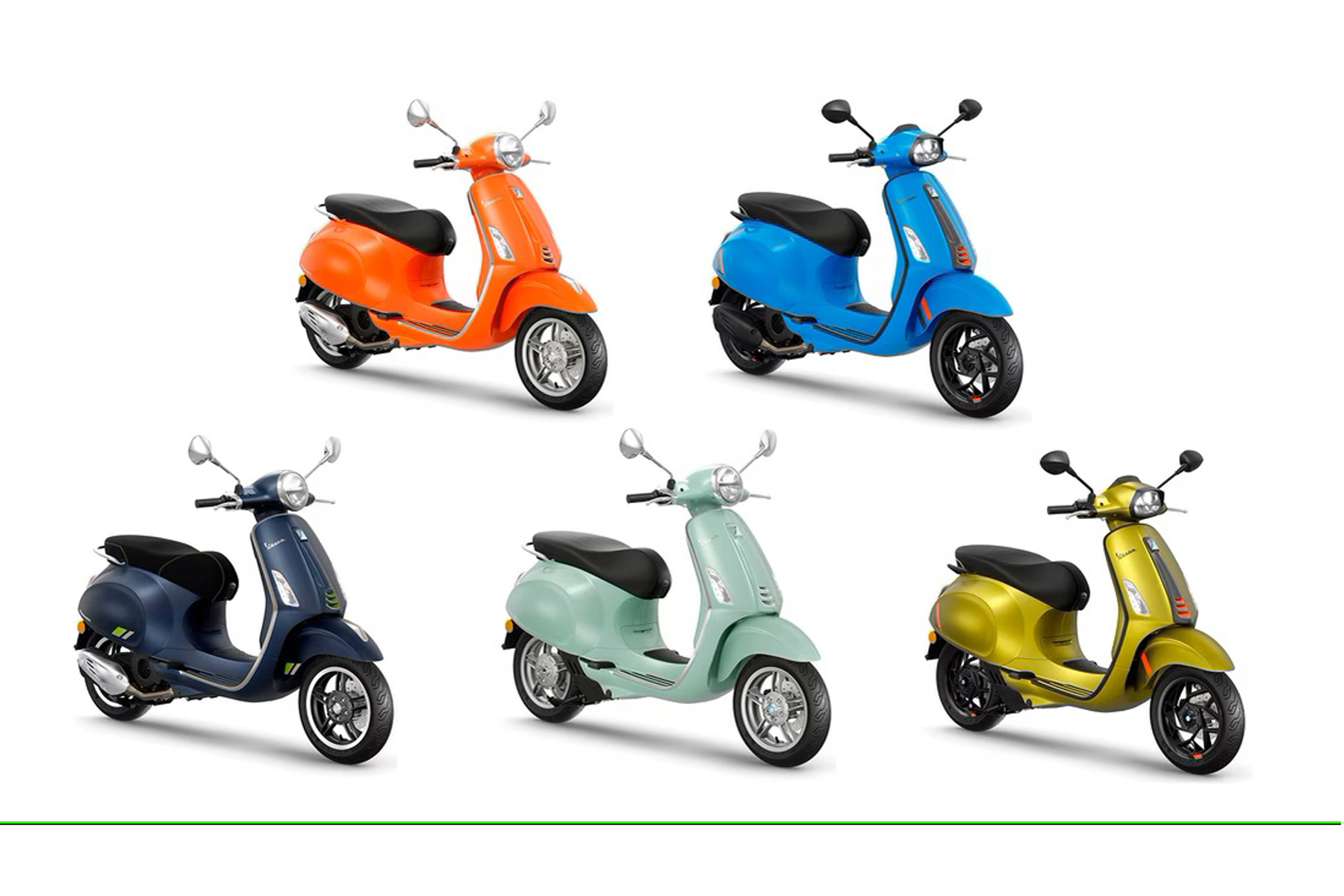 125er-Vespas mit Euro 5+ oder als Elektro für 2024